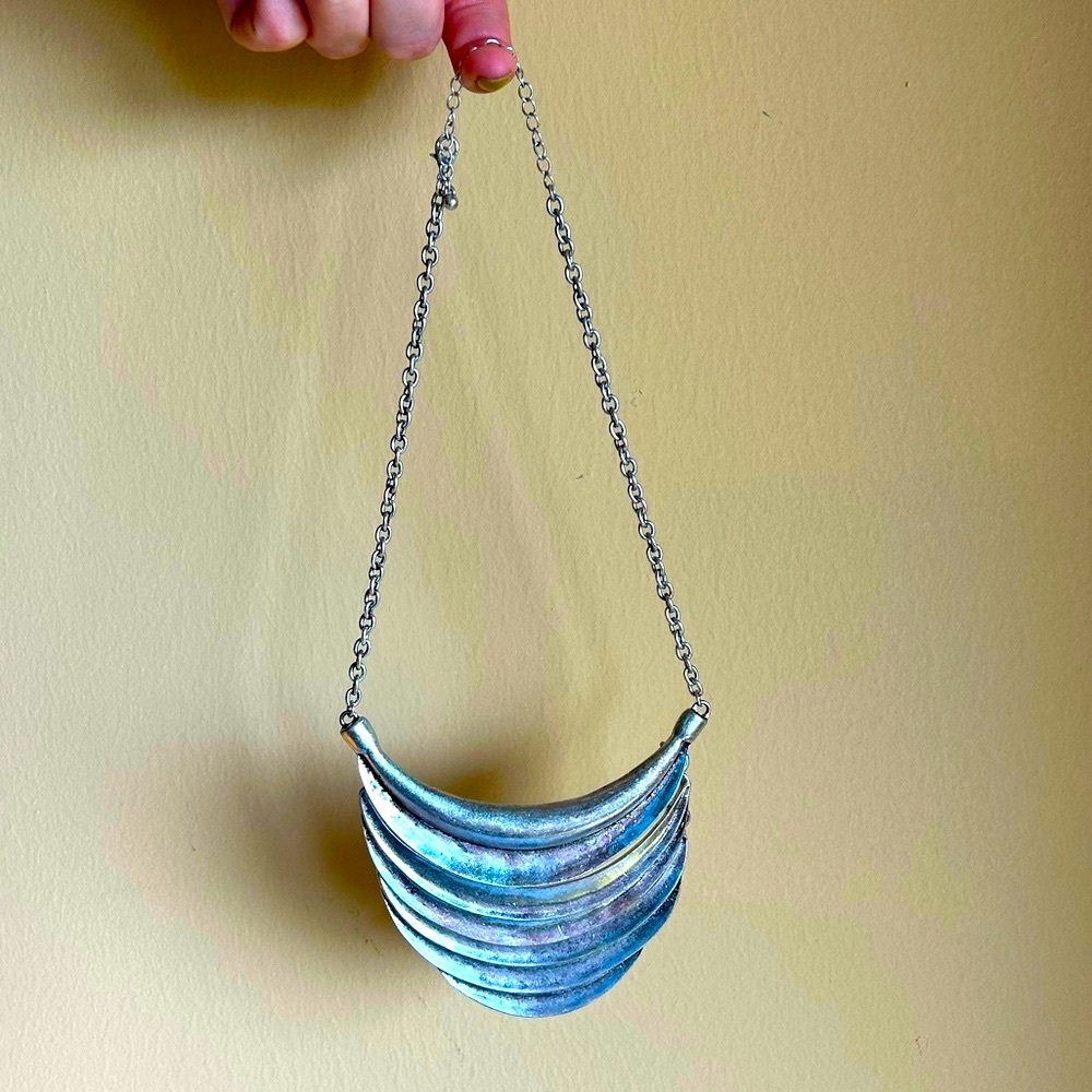 Silver Collar Boho Necklace